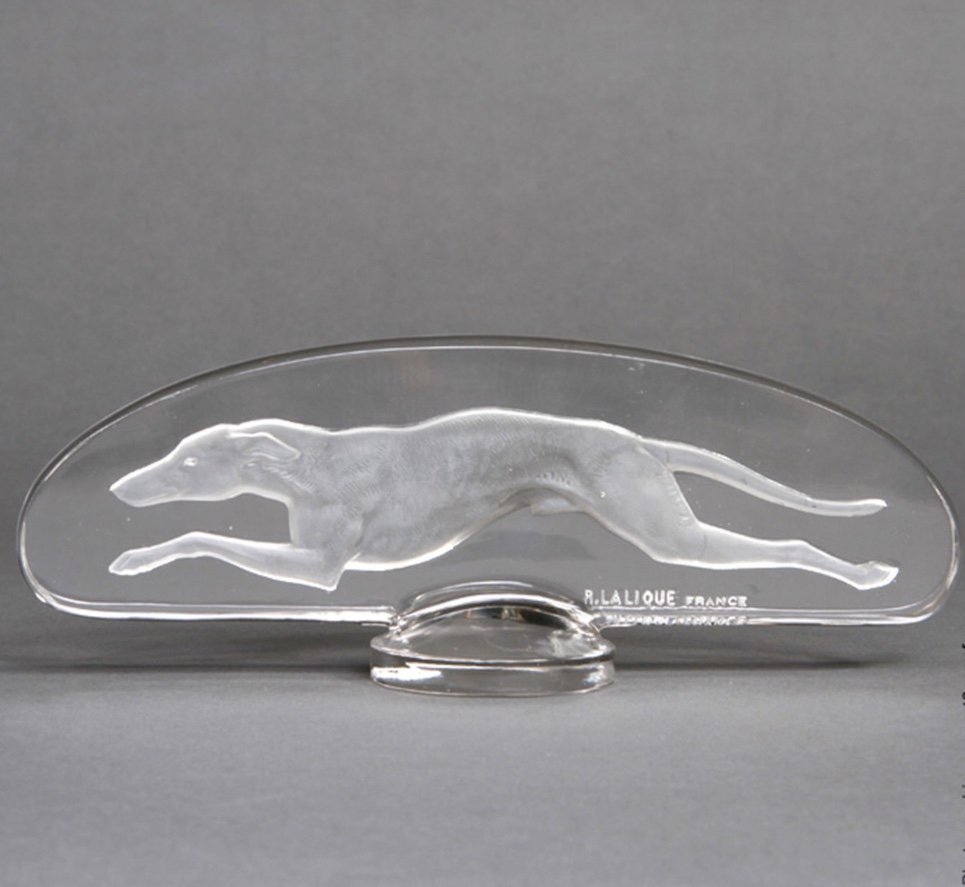 R.lalique Greyhound Mascot