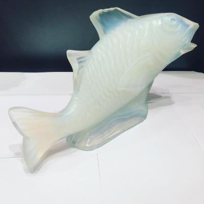Sabino Carp Fish In Opalescent Glass