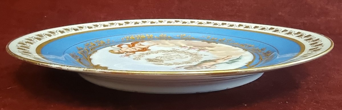 Decorative Porcelain Plate From Sevres - XIX Century-photo-4