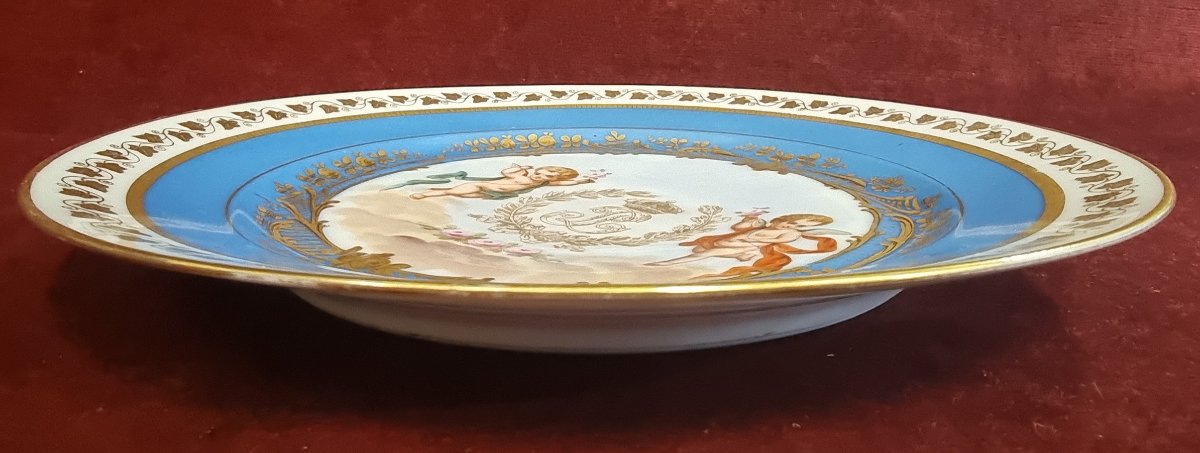 Decorative Porcelain Plate From Sevres - XIX Century-photo-2