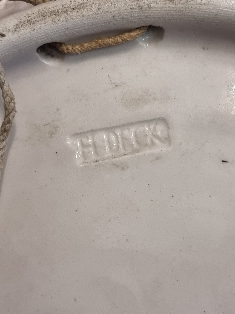 Ceramic Plate - Theodore Deck (1823-1891) - XIX Century-photo-3