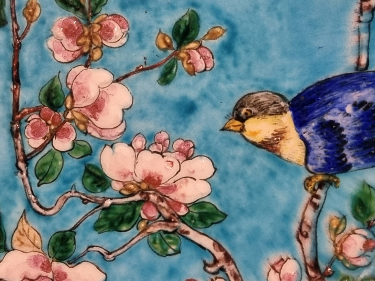 Ceramic Plate - Theodore Deck (1823-1891) - XIX Century-photo-4