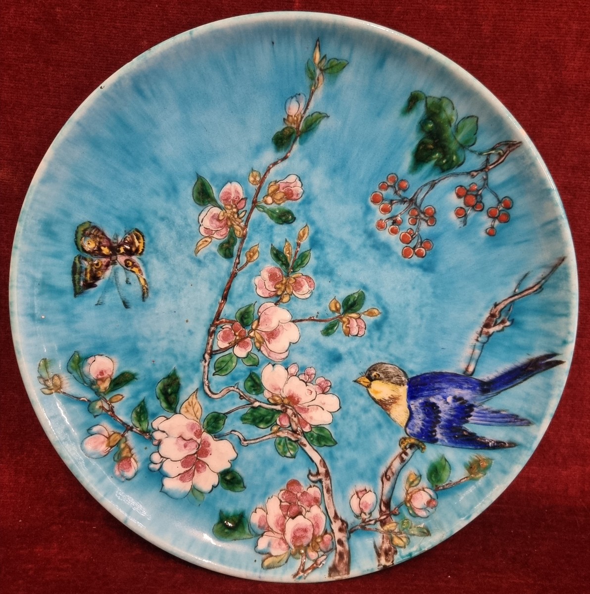 Ceramic Plate - Theodore Deck (1823-1891) - XIX Century