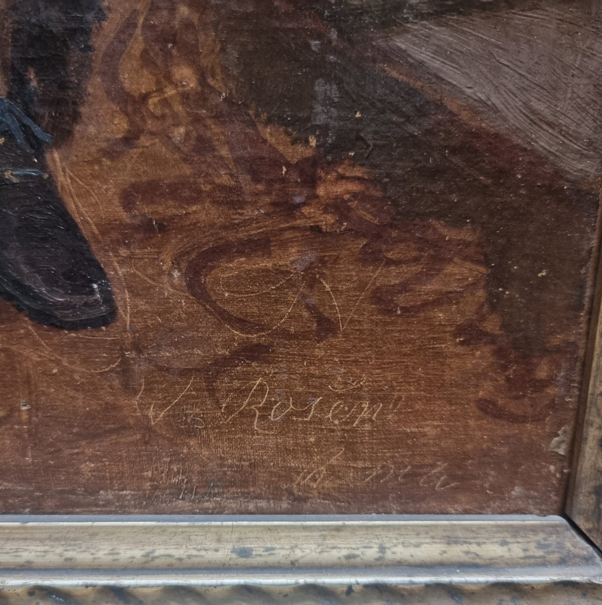 PEINTURE HUILE SUR TOILE - JEUNE FILLE ROMAINE -  Georg von Rosen (1843-1923)-photo-2