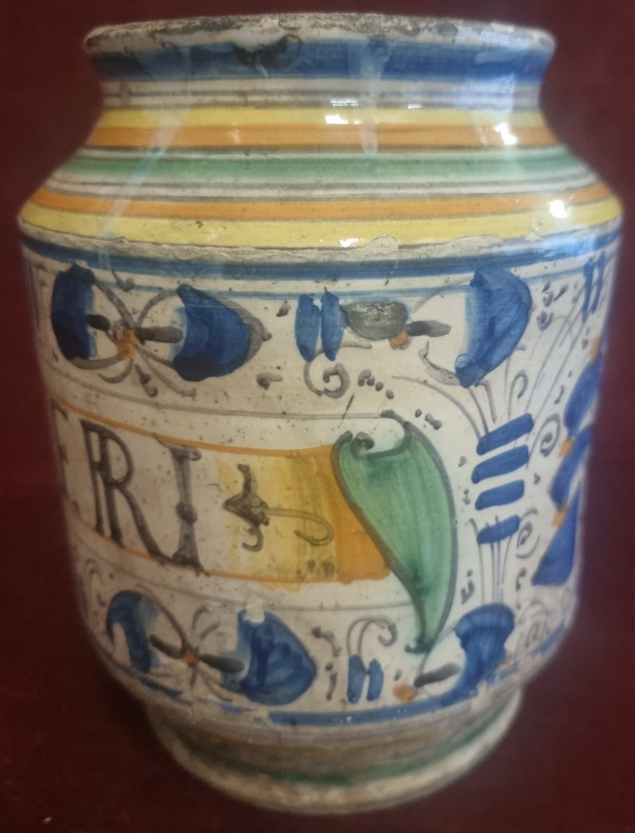 Majolica Pharmacy Tree - Montelupo Or Orvieto  Late 16th Century / Early 17th Century-photo-4