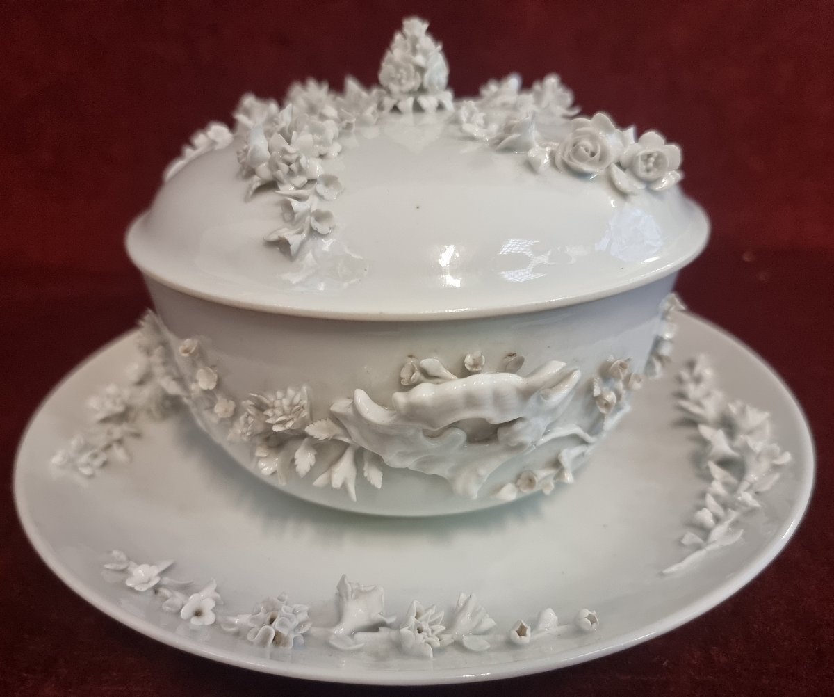 Cup White Porcelain - Cozzi Manufactory, Venice - Second Half XVIII Century-photo-2