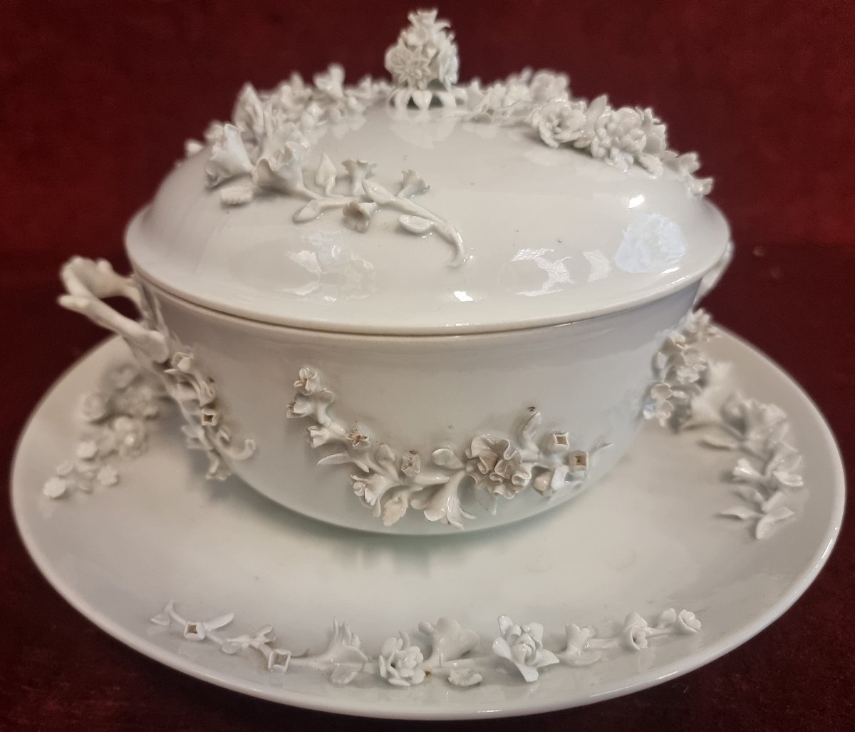 Cup White Porcelain - Cozzi Manufactory, Venice - Second Half XVIII Century-photo-3