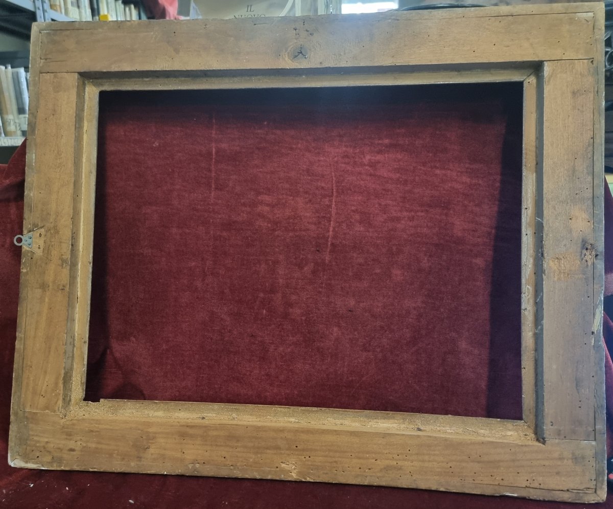 Gold-leaf Frame - Salvator Rosa - Manifattura Roma - First Half Of The 18th Century-photo-2