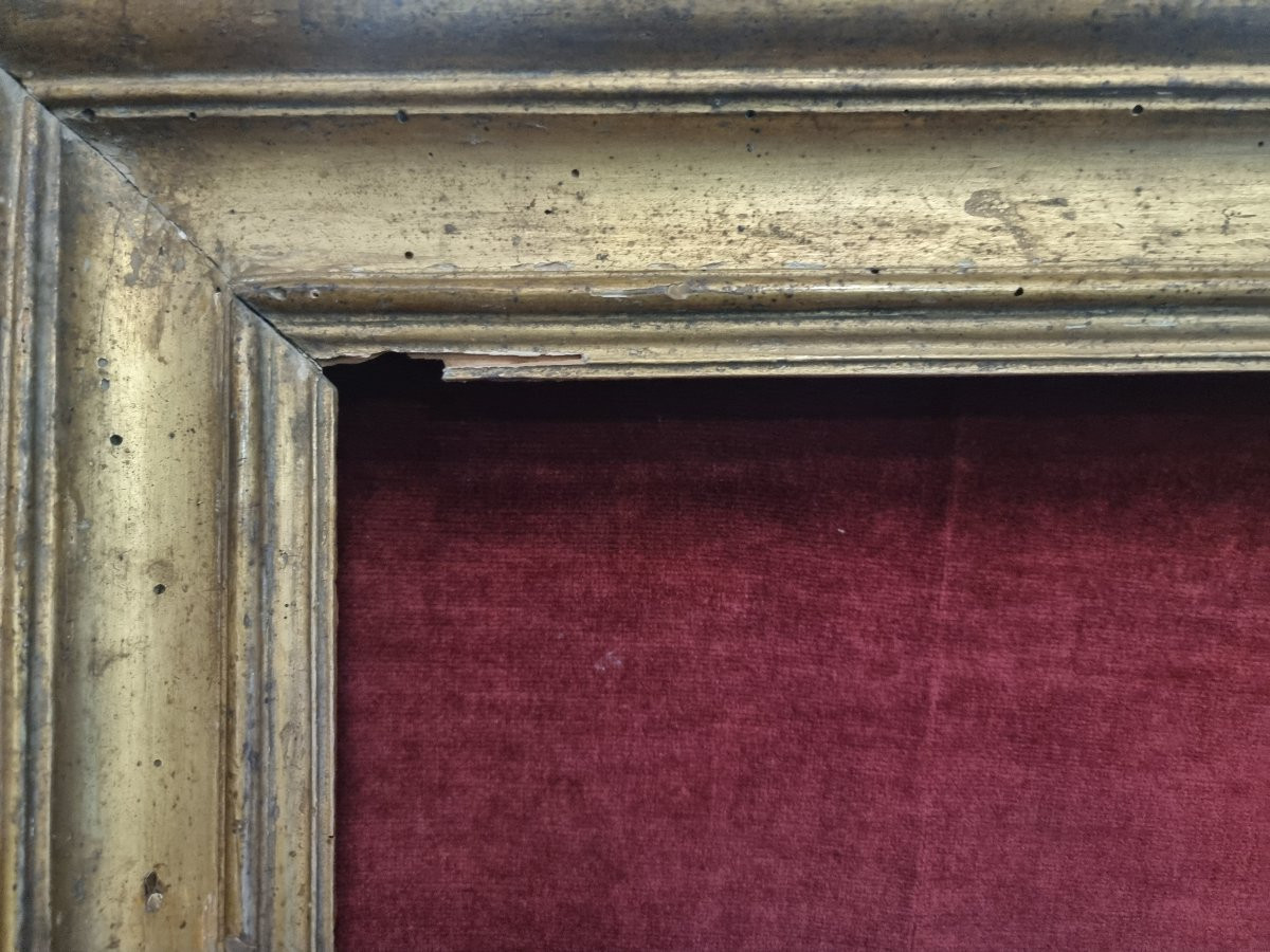 Gold-leaf Frame - Salvator Rosa - Manifattura Roma - First Half Of The 18th Century-photo-3