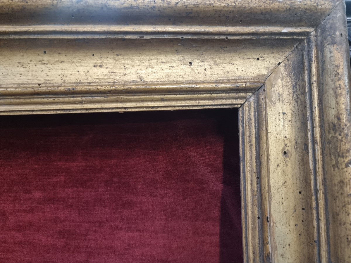 Gold-leaf Frame - Salvator Rosa - Manifattura Roma - First Half Of The 18th Century-photo-4