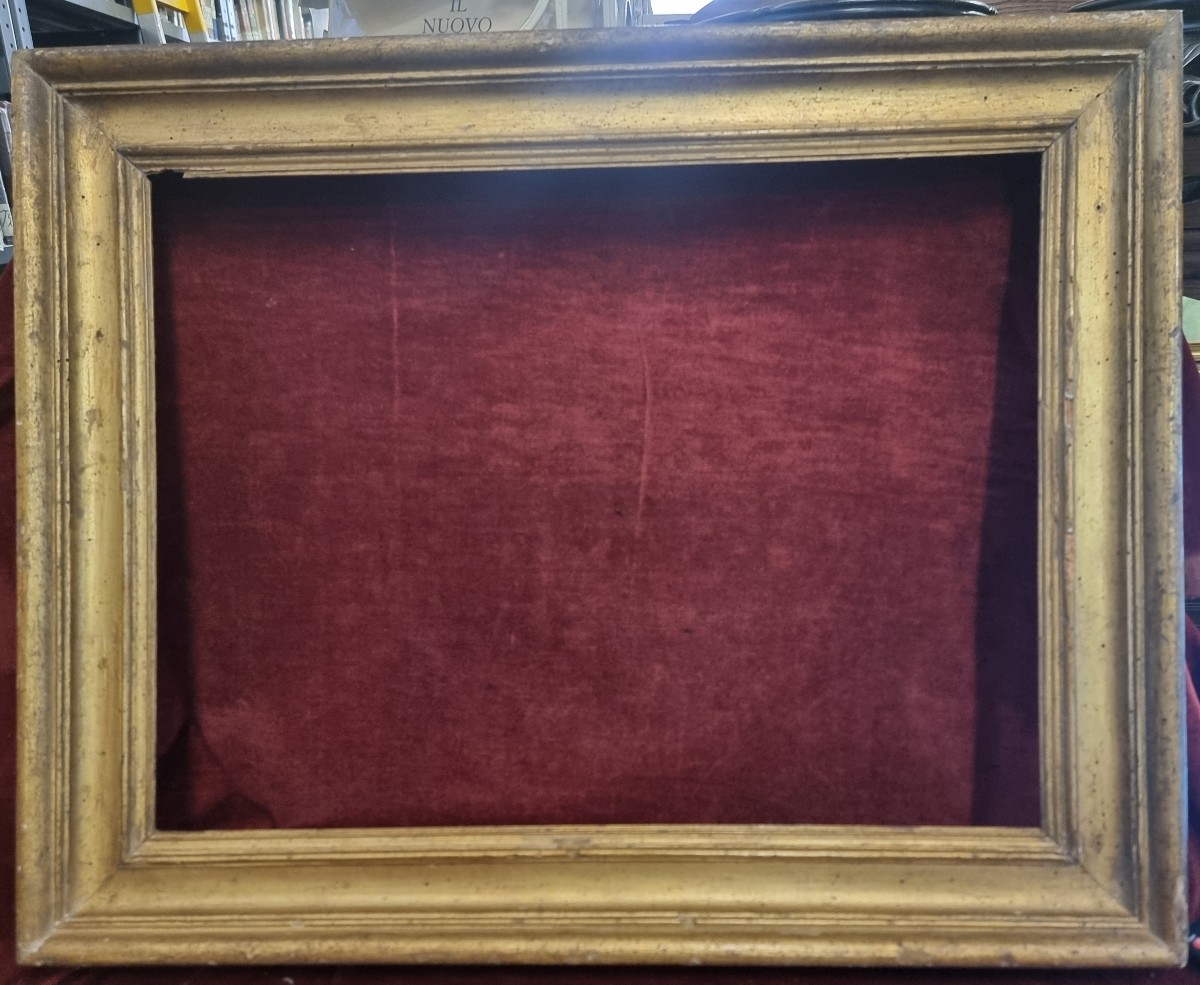 Gold-leaf Frame - Salvator Rosa - Manifattura Roma - First Half Of The 18th Century