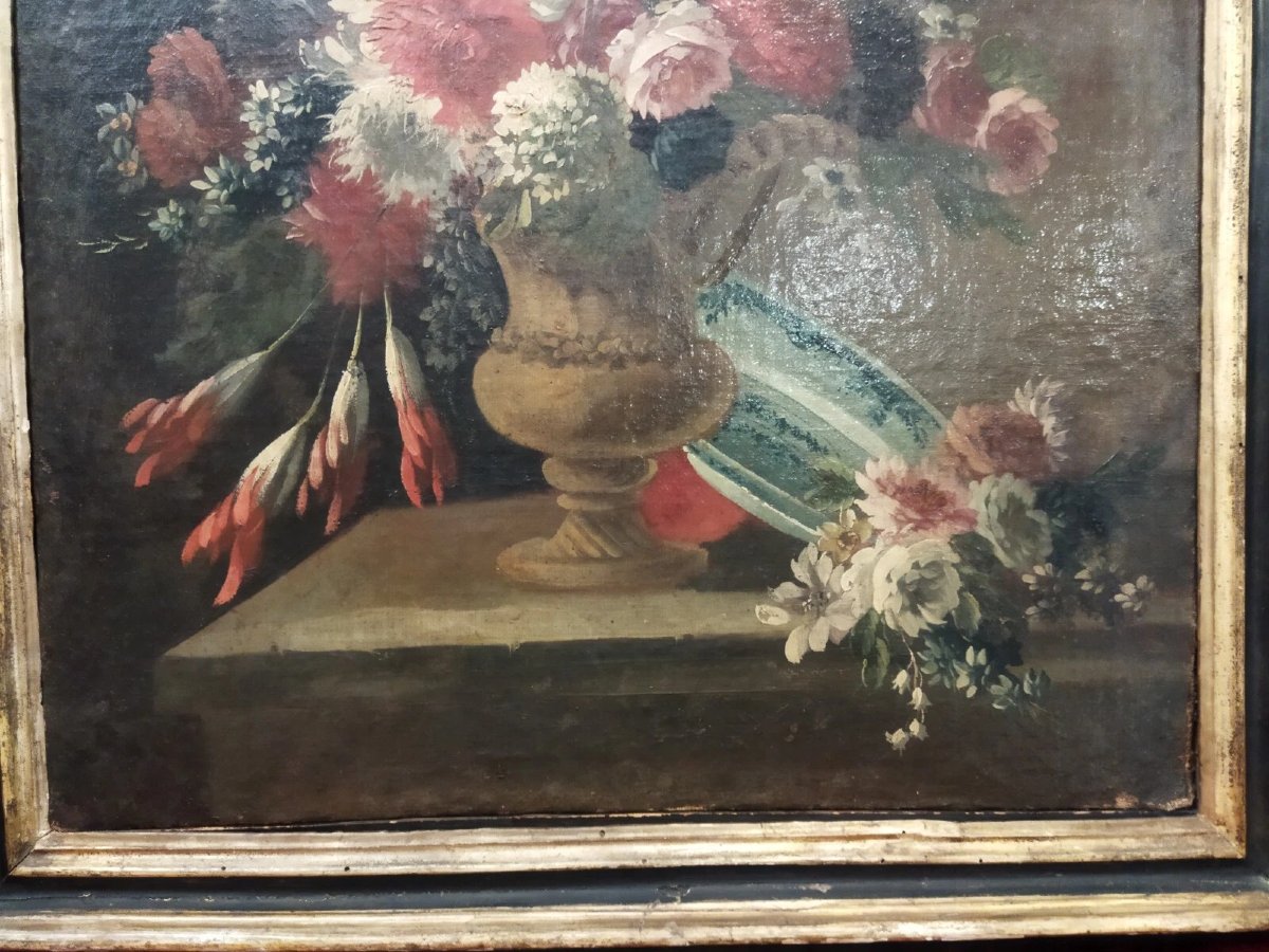 Still Life Painting - Oil On Canvas - 17th Century-photo-4