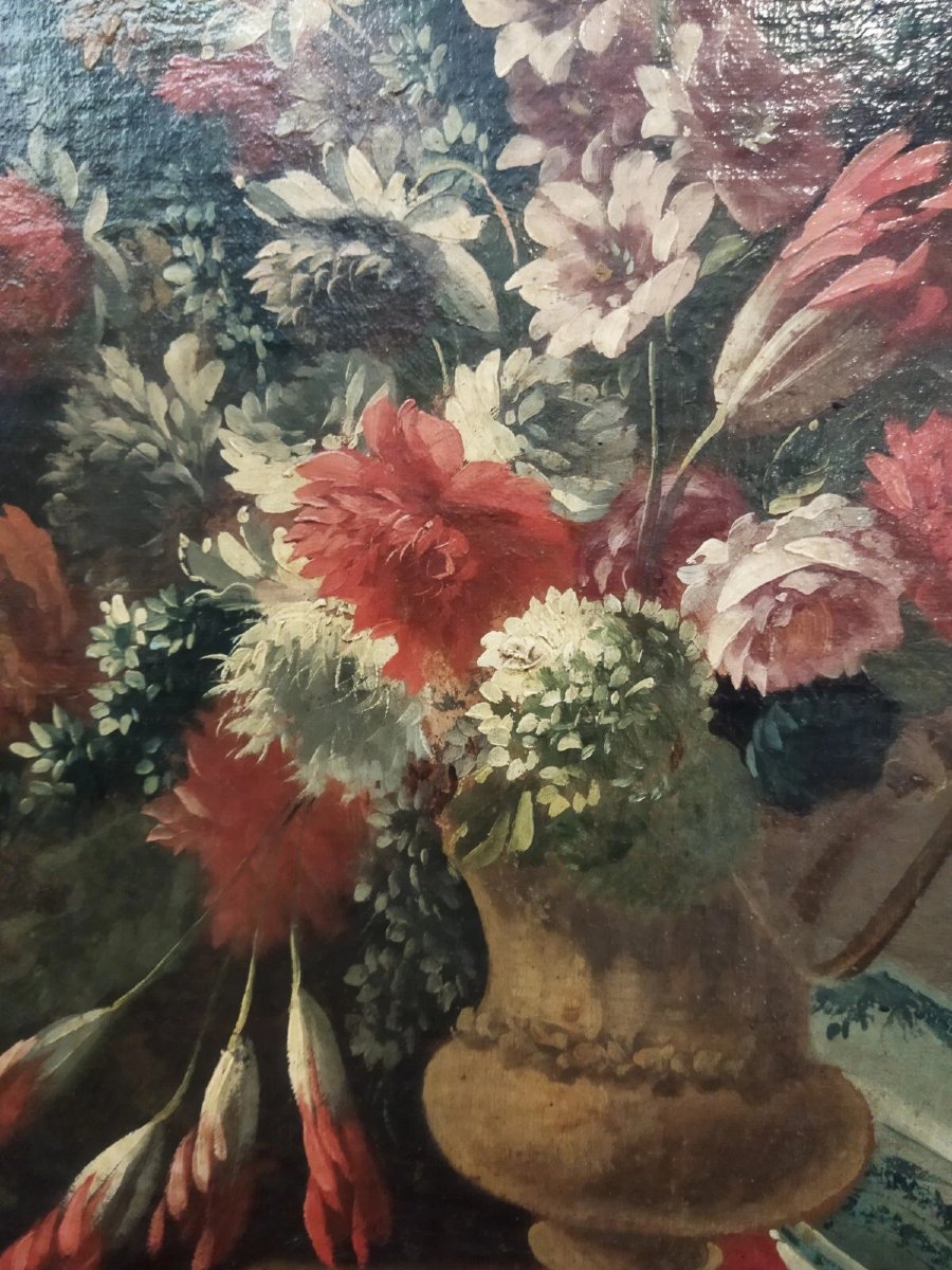 Still Life Painting - Oil On Canvas - 17th Century-photo-1