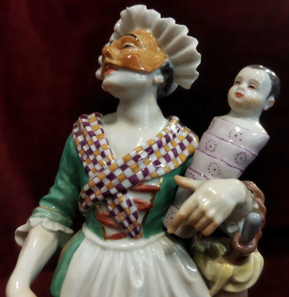 FIGURINE « GNAGA » EN PORCELAINE PEINTE  MEISSEN - XXe SIÈCLE / début des années 1900-photo-5