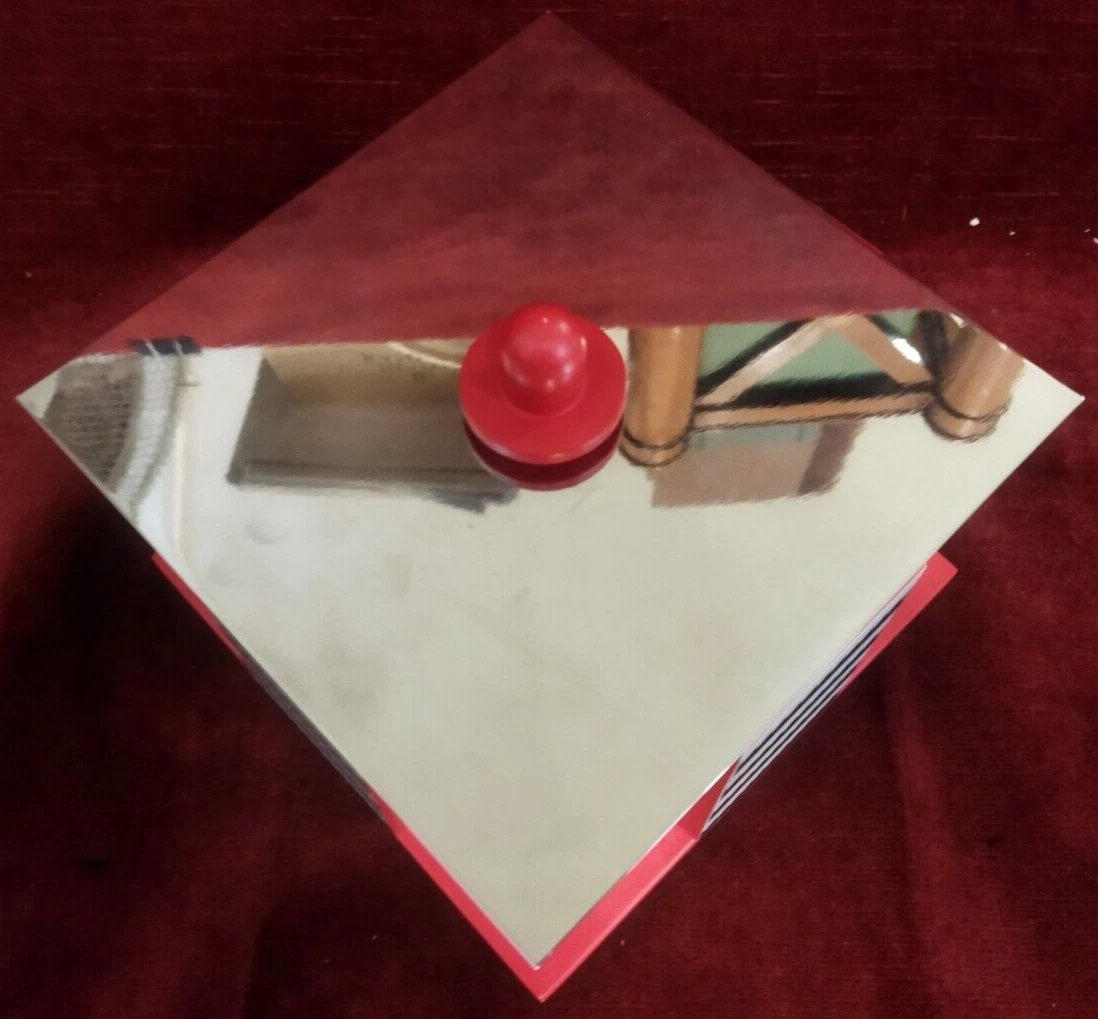 Nathalie Du Pasquier   Lidded Box  1983  Objects For The Electronic Age Arc74 Milan-photo-4
