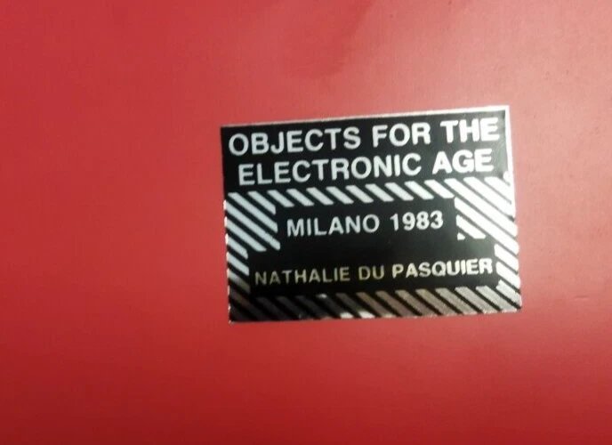 Nathalie Du Pasquier   Lidded Box  1983  Objects For The Electronic Age Arc74 Milan-photo-2