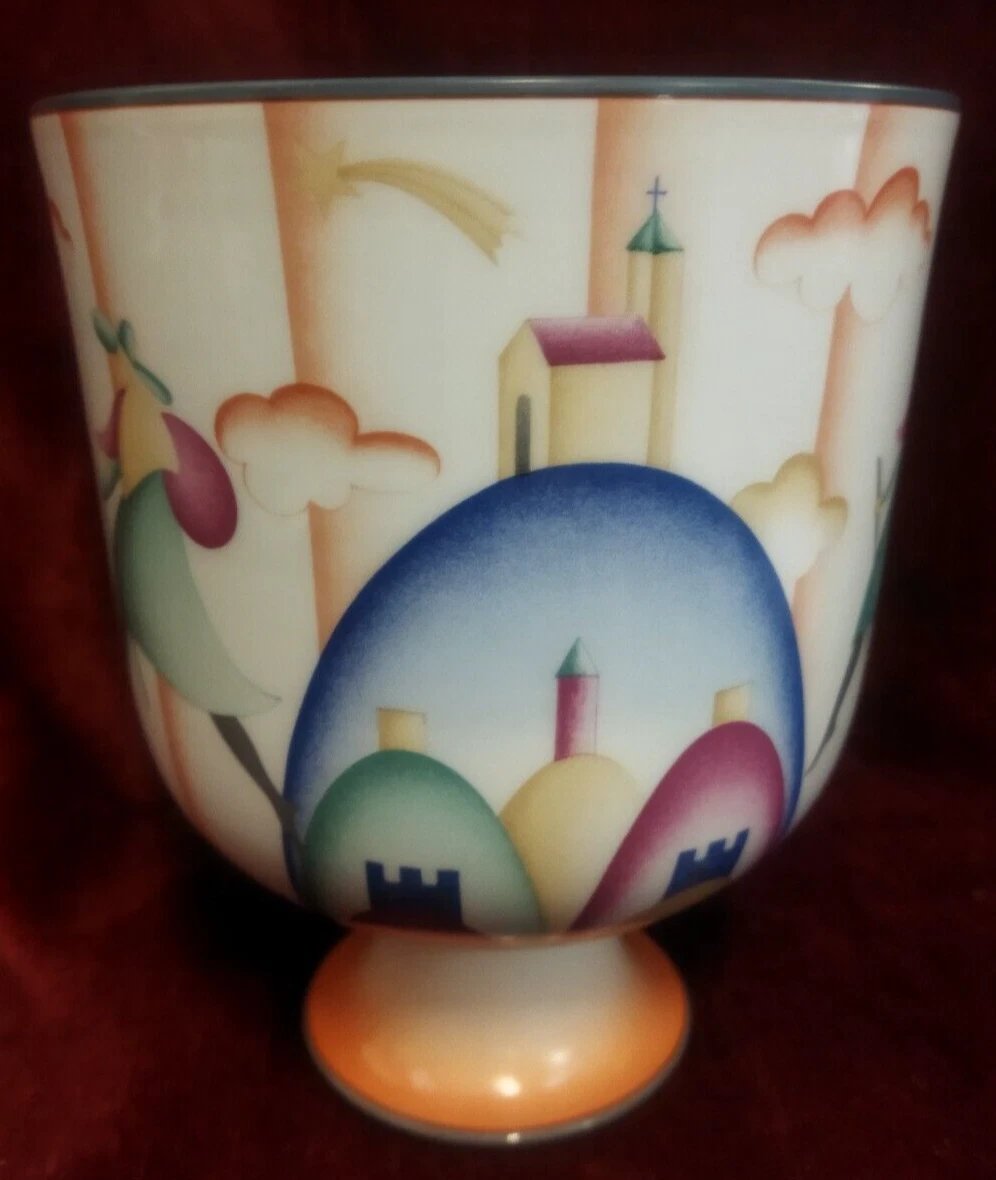 Ginori Porcelain Vase "i Pellegrini," Number 77 - Doccia - Gio Ponti-photo-2