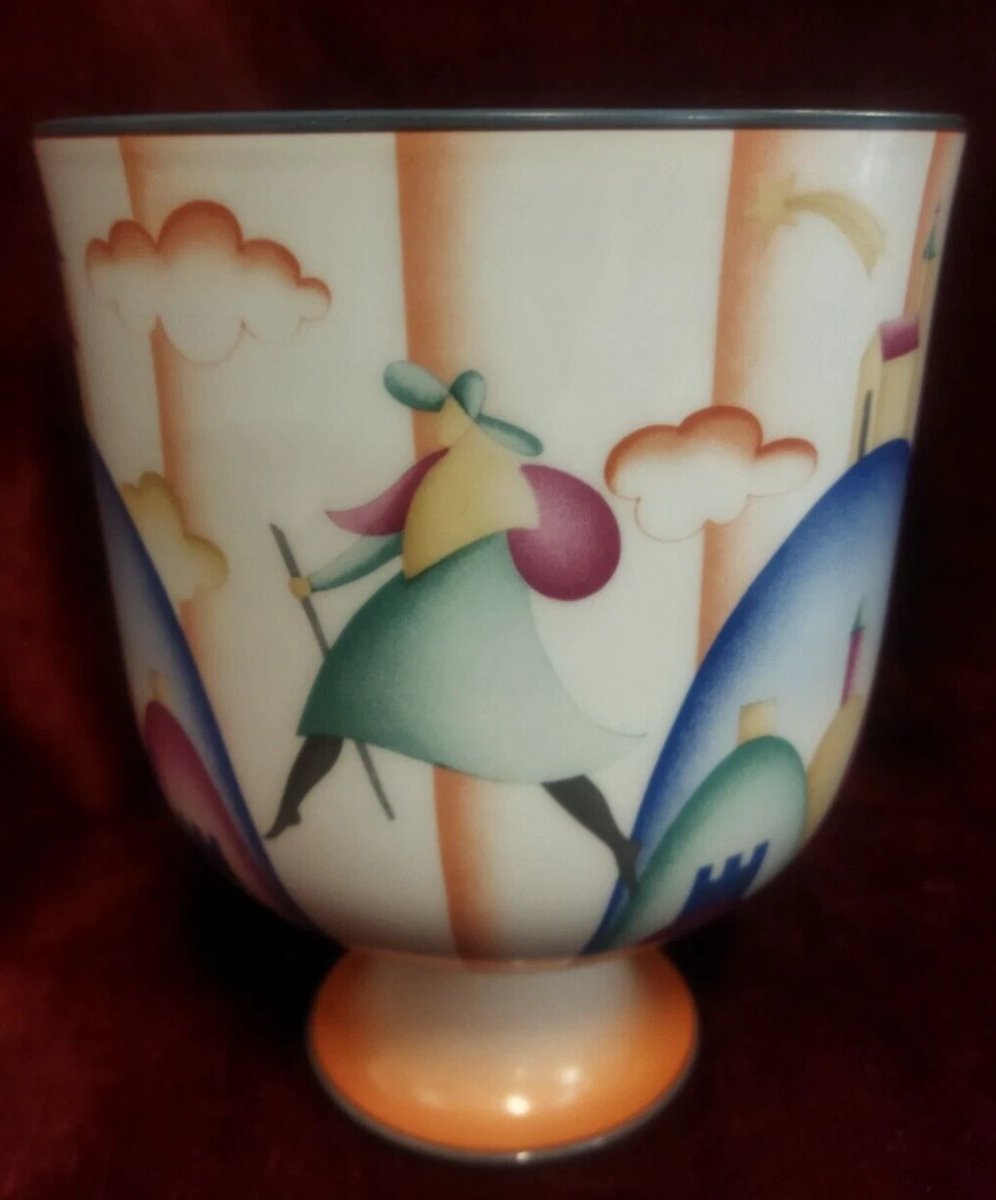 Ginori Porcelain Vase "i Pellegrini," Number 77 - Doccia - Gio Ponti-photo-3
