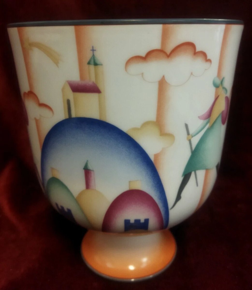 Ginori Porcelain Vase "i Pellegrini," Number 77 - Doccia - Gio Ponti-photo-4