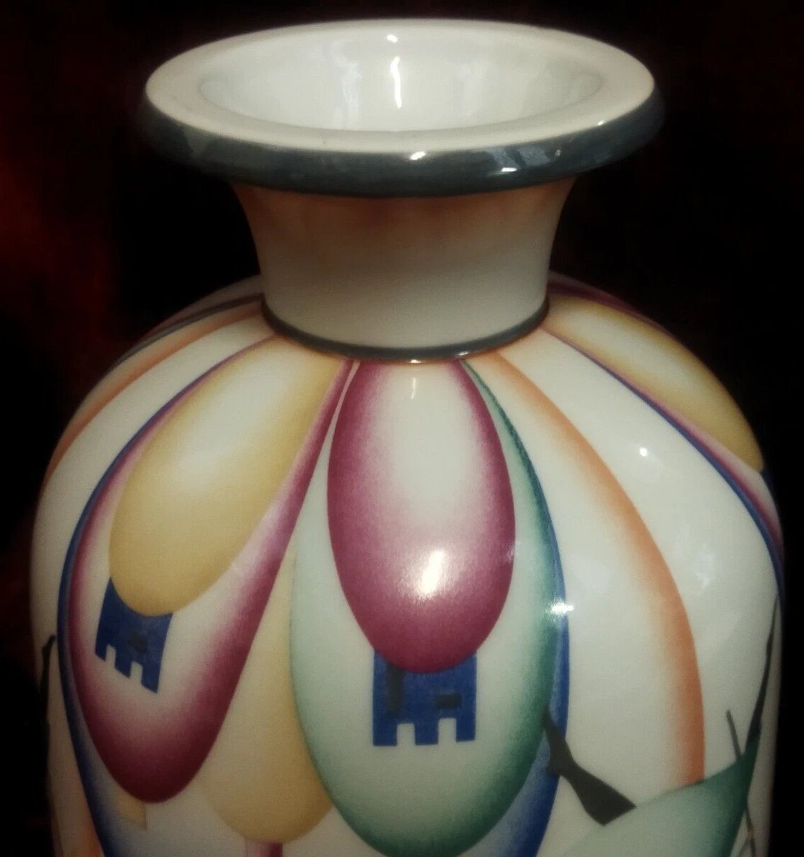 Ginori Porcelain Vase "i Pellegrini," Number 77 - Doccia - Gio Ponti-photo-3