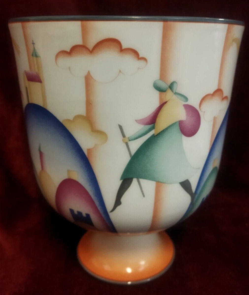Ginori Porcelain Vase "i Pellegrini," Number 77 - Doccia - Gio Ponti