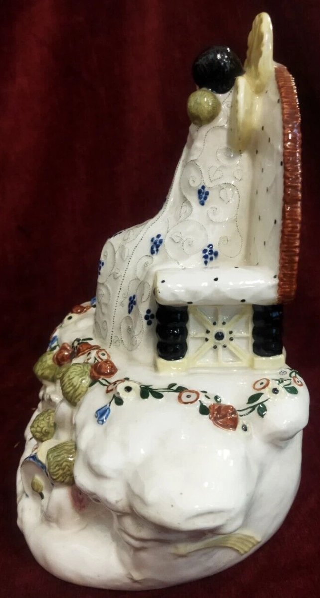 Porcelain Sculpture - Madonna And Child By Anton Kleiber, 1916 - Austria-photo-1