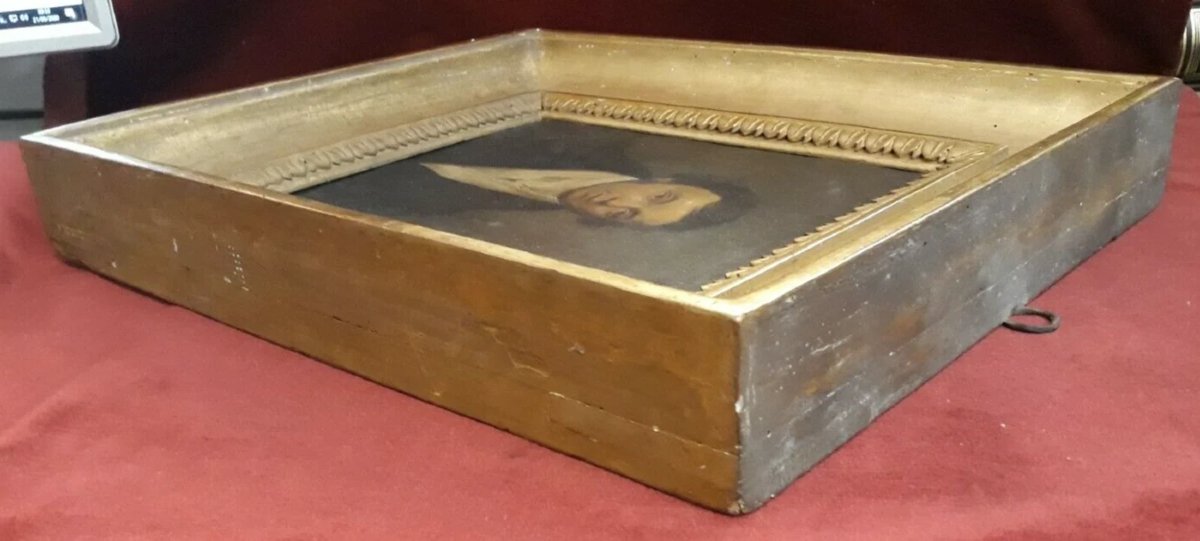 Oil Painting On Canvas: Portrait Of A Gentleman - Empire Period - Early 19th Century-photo-3