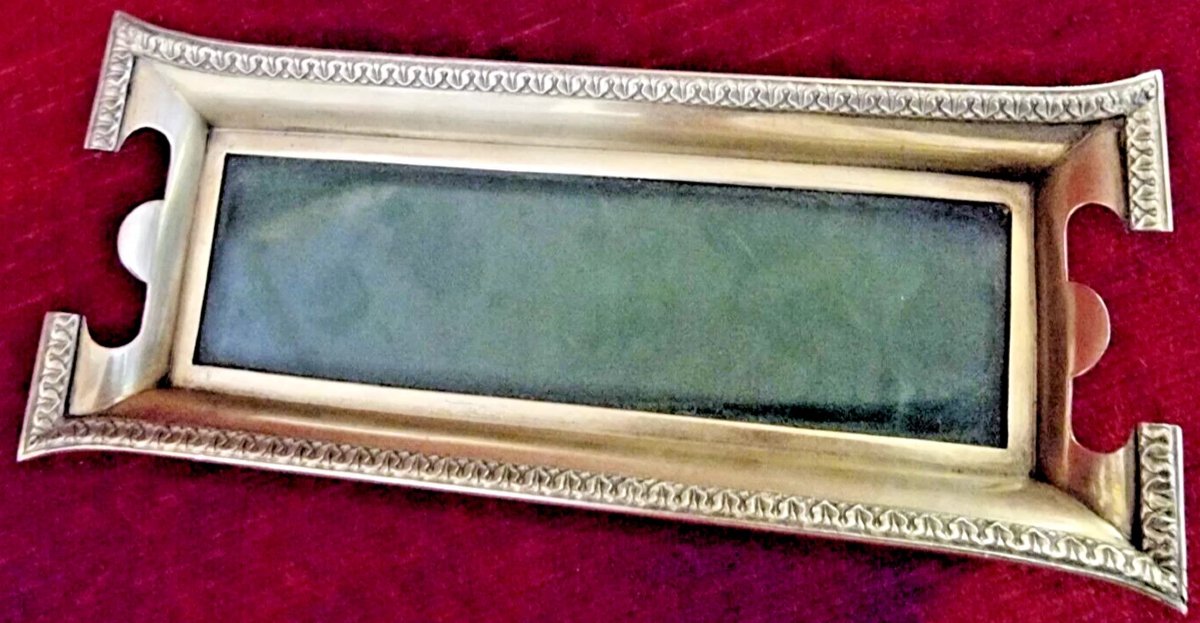 Pen Holder - Nephrite And Silver  - Russian Faberge - 1960s-photo-3
