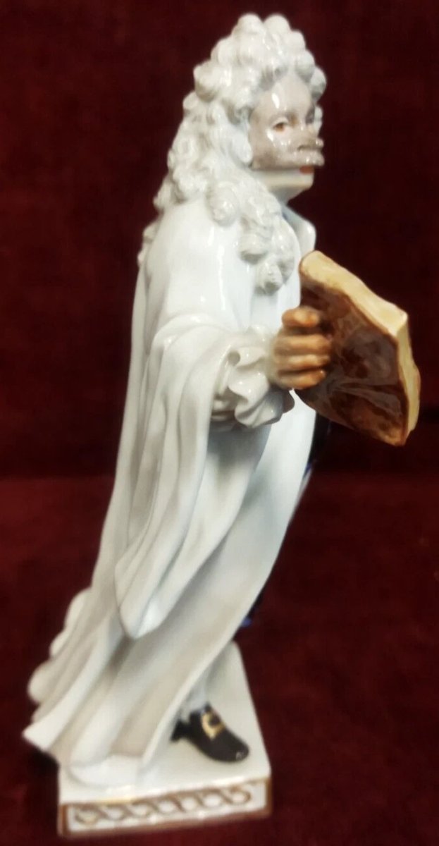 Figurine « AVOCAT » en porcelaine peinte  - Meissen – début du XXe siècle-photo-2