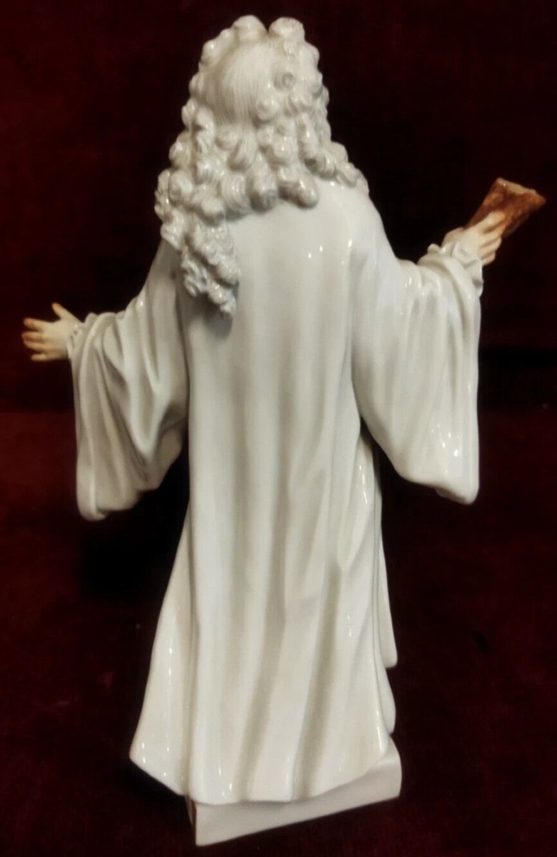 Figurine « AVOCAT » en porcelaine peinte  - Meissen – début du XXe siècle-photo-3
