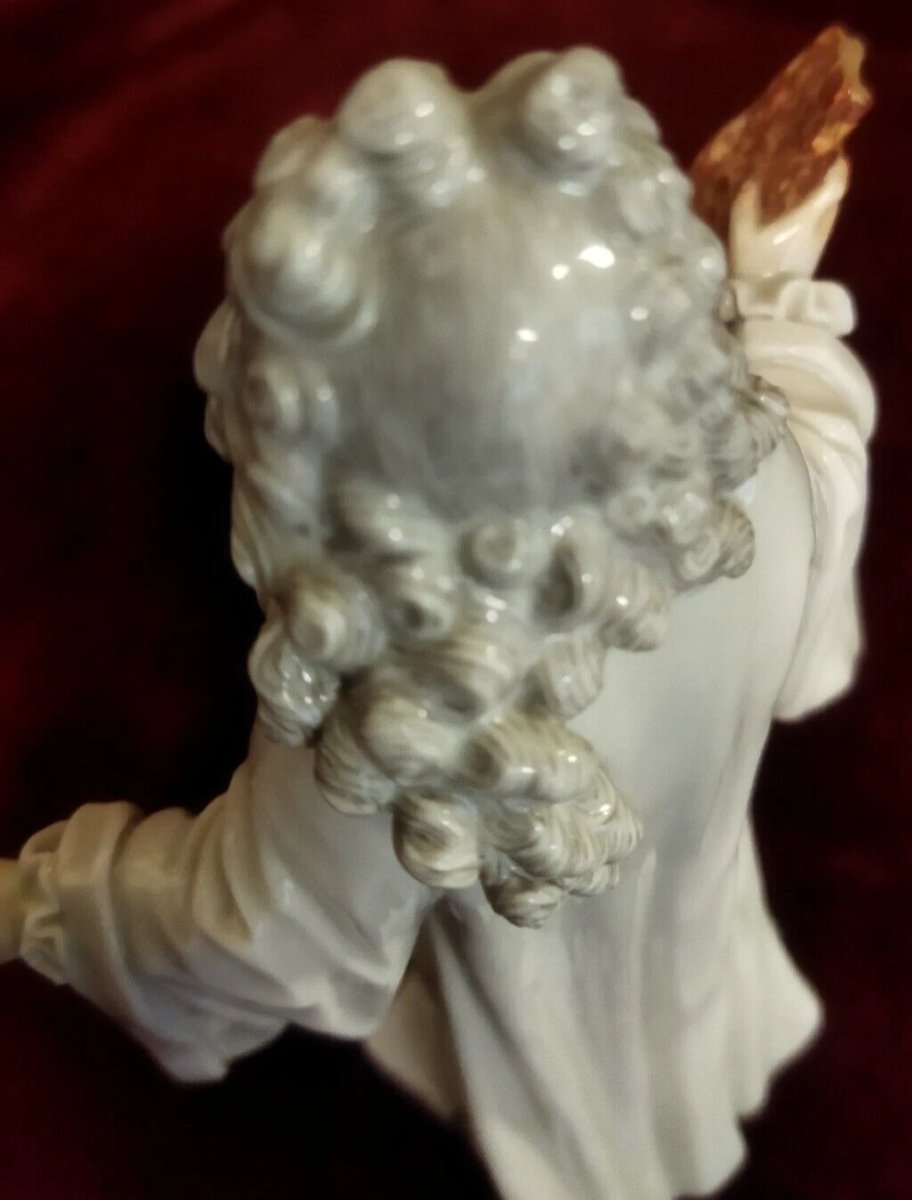 Figurine « AVOCAT » en porcelaine peinte  - Meissen – début du XXe siècle-photo-3
