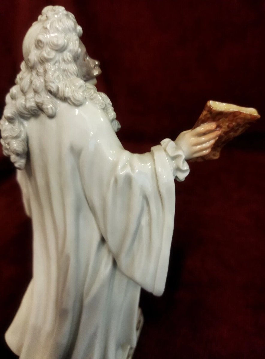 Figurine « AVOCAT » en porcelaine peinte  - Meissen – début du XXe siècle-photo-4