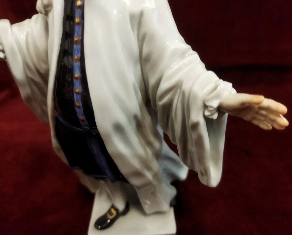 Figurine « AVOCAT » en porcelaine peinte  - Meissen – début du XXe siècle-photo-5