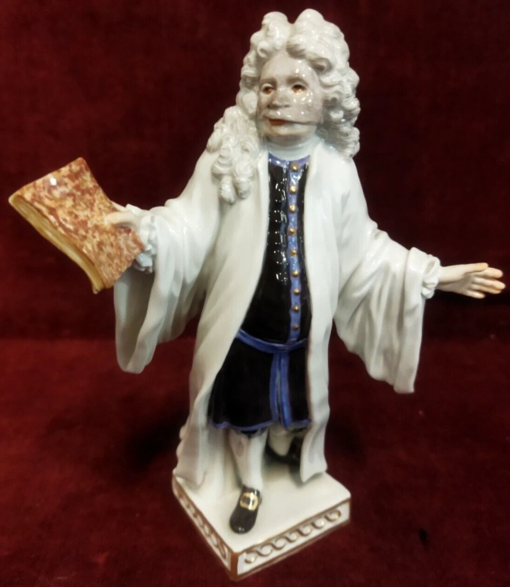 Figurine « AVOCAT » en porcelaine peinte  - Meissen – début du XXe siècle