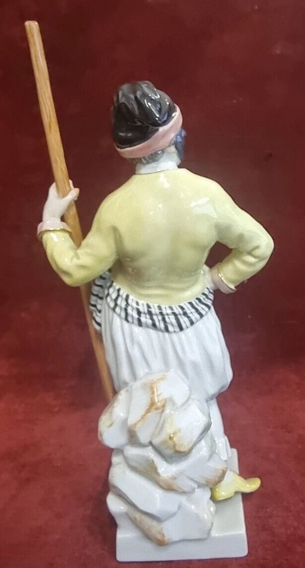 Figurine de Gondolier en porcelaine peinte  Meissen - début du XXe siècle-photo-4
