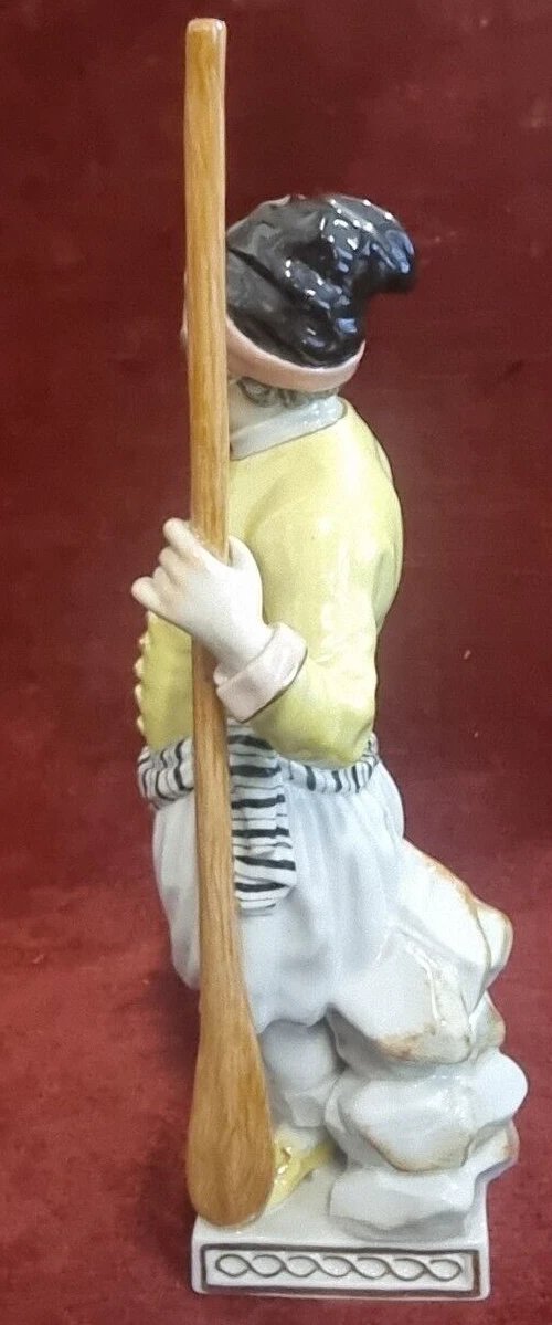 Figurine de Gondolier en porcelaine peinte  Meissen - début du XXe siècle-photo-1