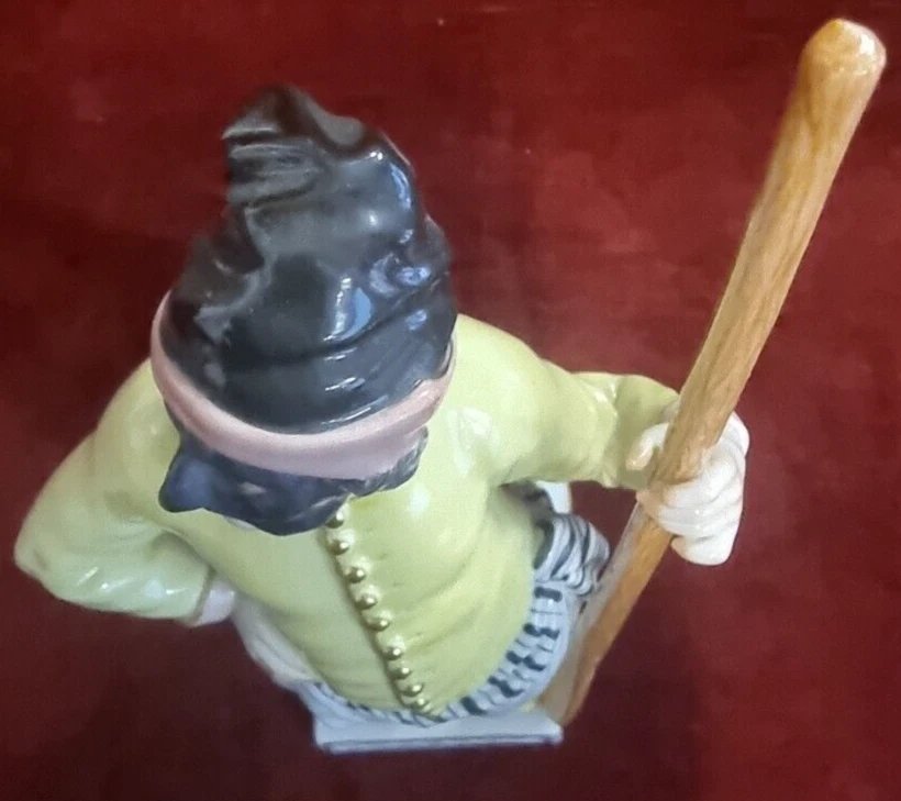 Figurine de Gondolier en porcelaine peinte  Meissen - début du XXe siècle-photo-3