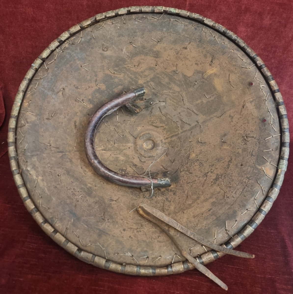 Metal And Fabric Shield - Ethiopia - 19th Century-photo-2