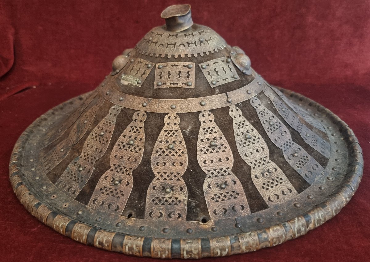 Metal And Fabric Shield - Ethiopia - 19th Century-photo-4