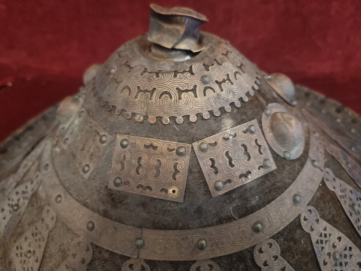 Metal And Fabric Shield - Ethiopia - 19th Century-photo-3