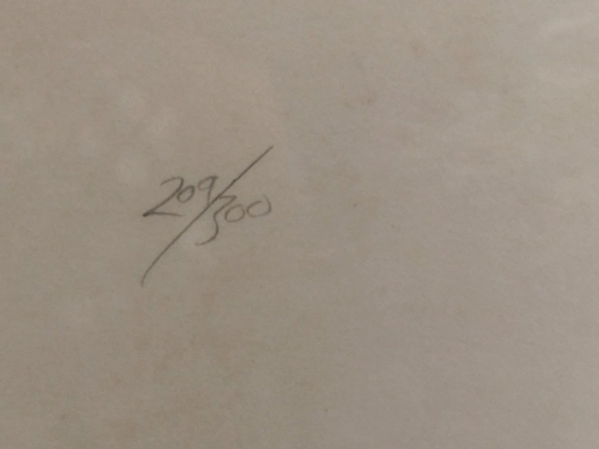LITHOGRAPHIE  EROTIC 7 de JOHN LENNON - Exemplaire 209/300 - 1970-photo-1