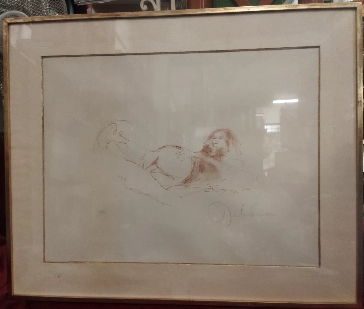 LITHOGRAPHIE  EROTIC 7 de JOHN LENNON - Exemplaire 209/300 - 1970