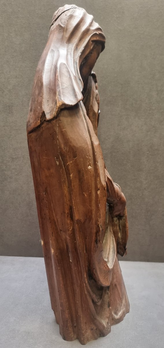SCULPTURE EN BOIS SCULPTÉ (BOIS TENDRE)  ALLEMAGNE - XVIe SIÈCLE-photo-4