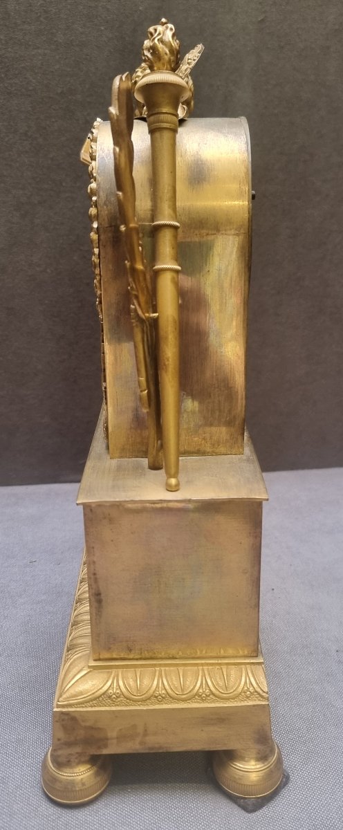 Gilded Bronze Table Clock   France - Charles X - First Half Of The 19th Century-photo-2