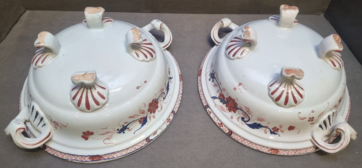 Pair Of Painted Ceramic Soup Bowls - Milan, Pasquale Rubati Factory (1760–1790) -photo-3