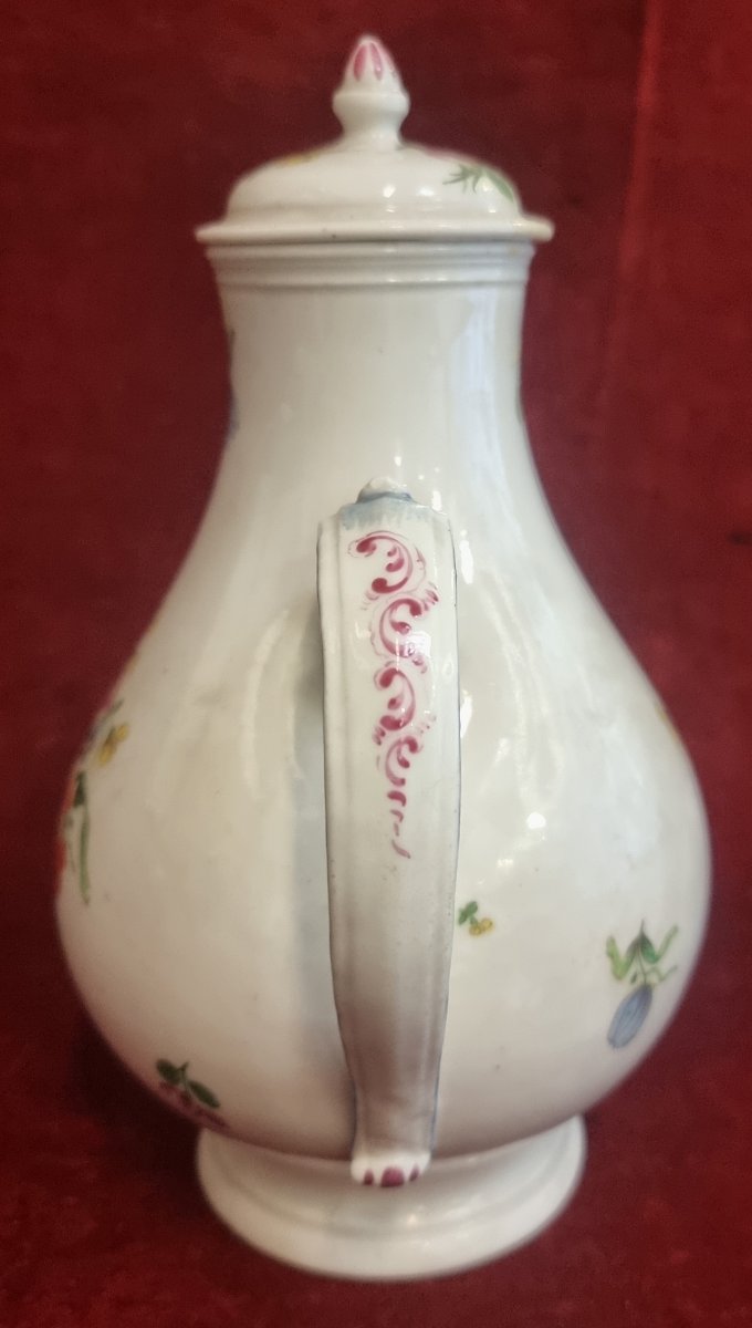 Porcelain Coffee Pot - Italy - Late 19th Century-photo-2
