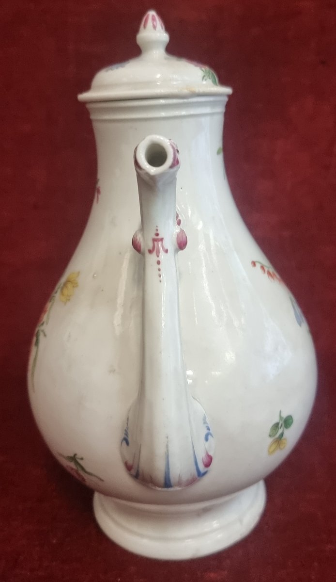 Porcelain Coffee Pot - Italy - Late 19th Century-photo-4