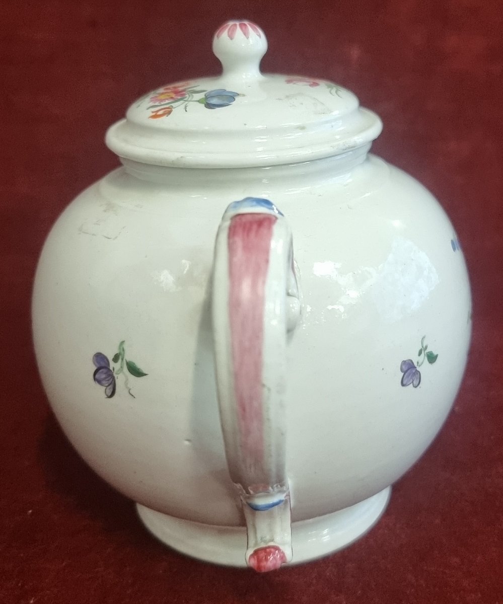 Porcelain Teapot - Italy - Mid-19th Century-photo-2