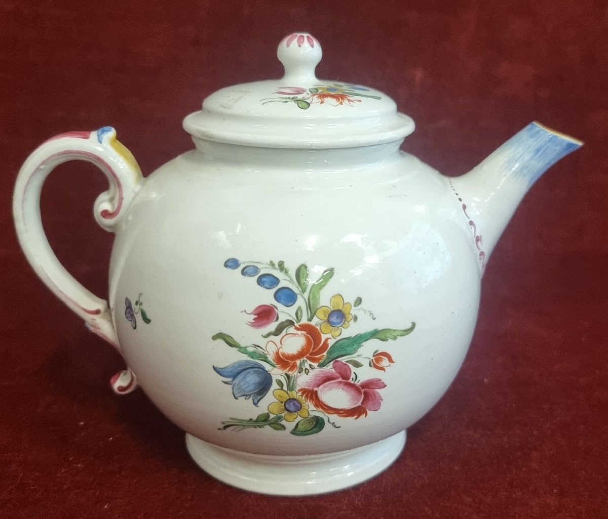 Porcelain Teapot - Italy - Mid-19th Century-photo-3