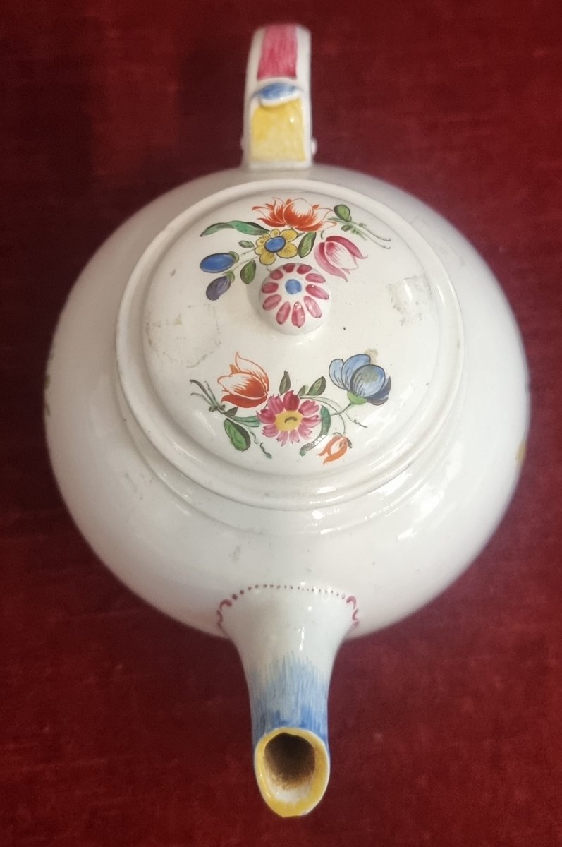 Porcelain Teapot - Italy - Mid-19th Century-photo-1